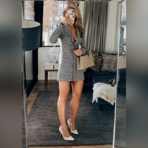 ZARA STRUCTURED BLAZER DRESS Size S